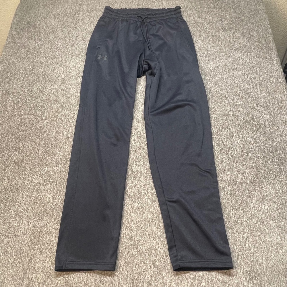 Under Armour Mens ColdGear Loose Fit Fleece Sweatpants Black Medium Drawstring